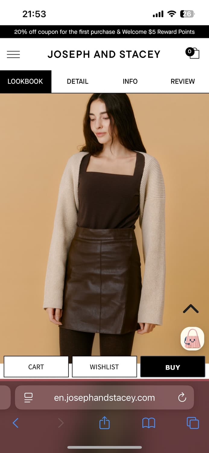 조셉앤스테이시 라이트베이지 볼레로 상품이미지9