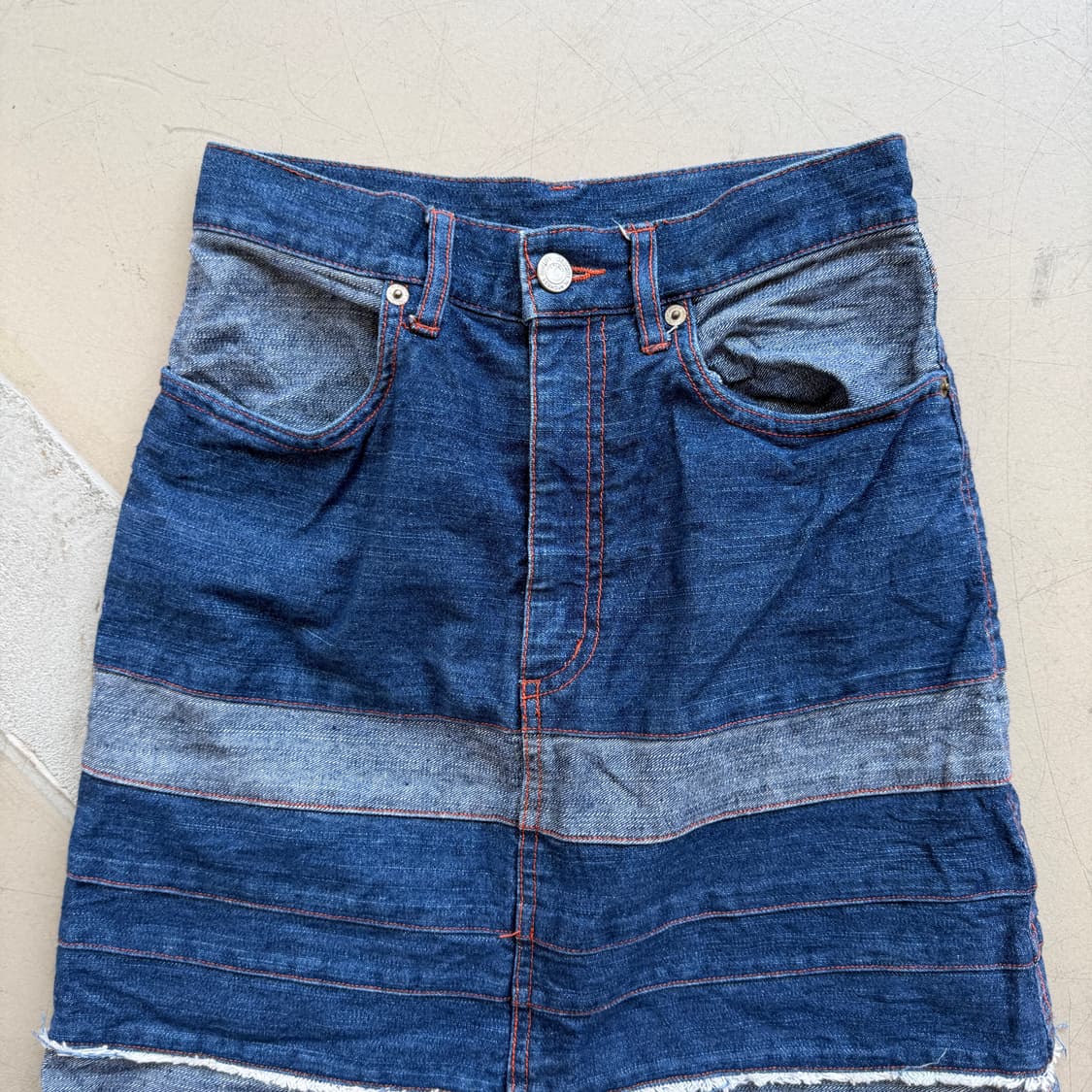 jpn vtg 데님 스커트 상품이미지2