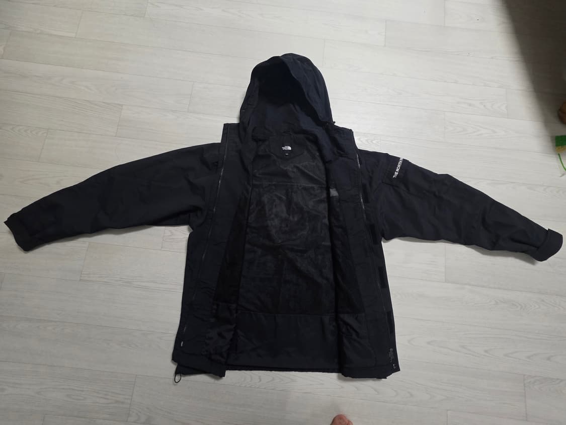 노스페이스 사이드포켓 바람막이 후드 자켓 XL사이즈 상품이미지2