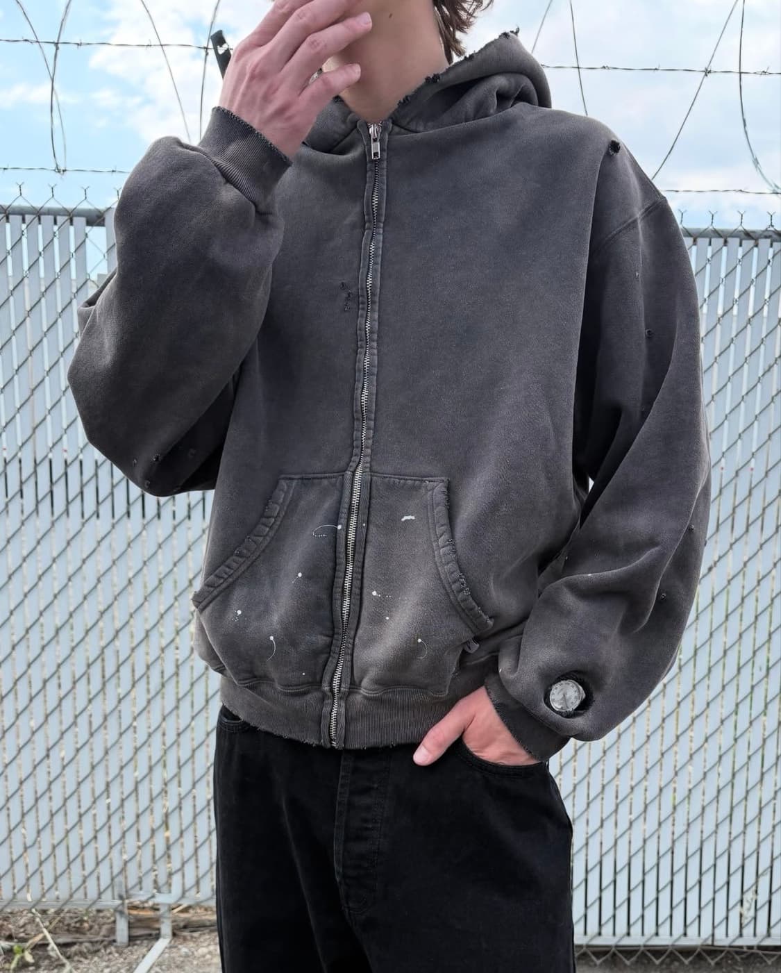 아킴보클럽 워치피커 후드집업 m 상품이미지3