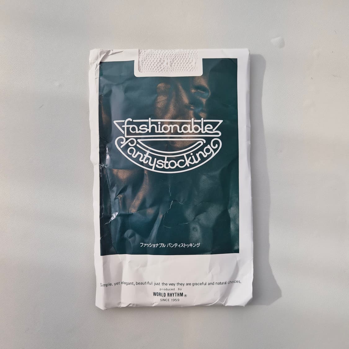 WORLD RHYTHM 화이트 메쉬 망사 팬티스타킹 상품이미지3