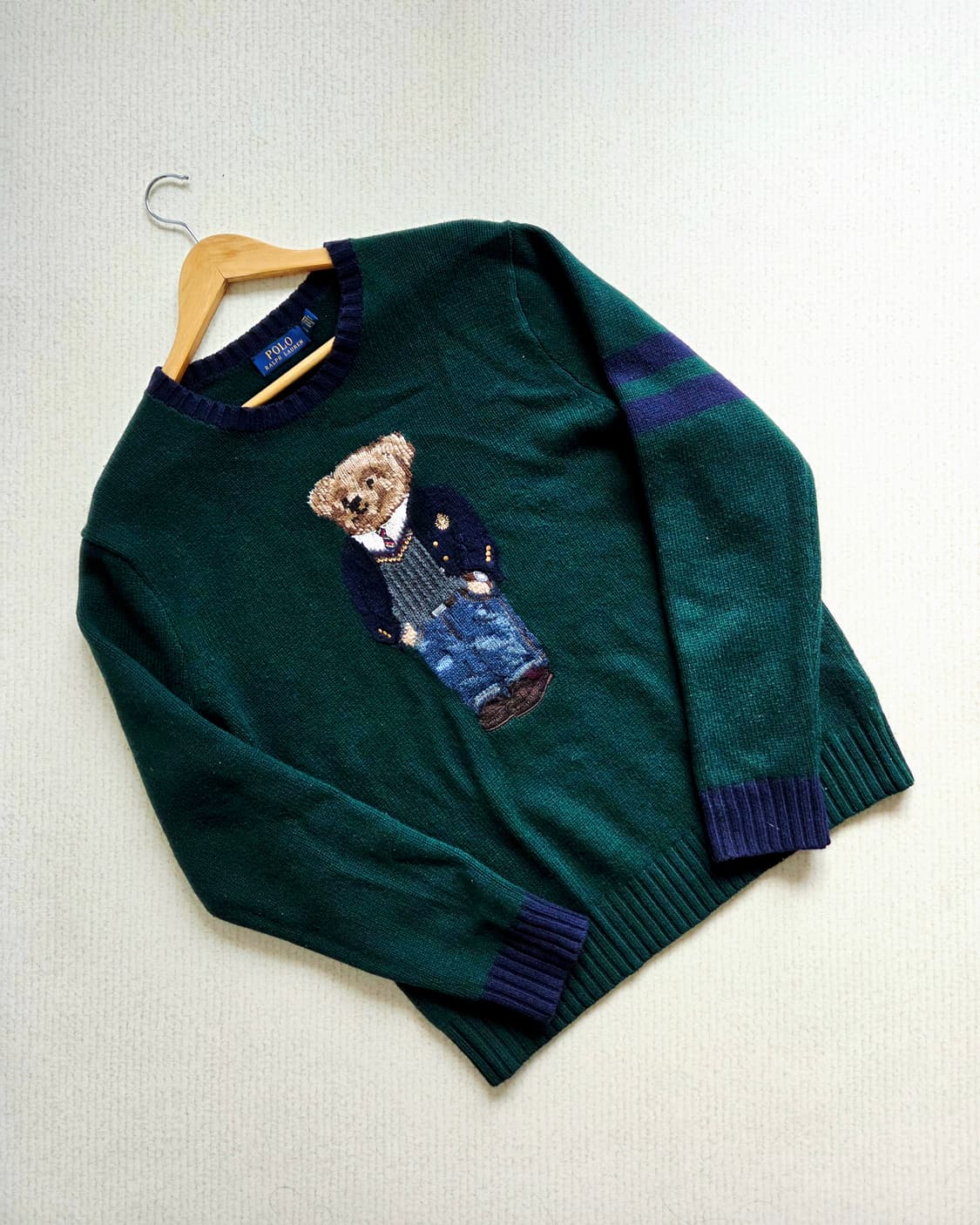 폴로 랄프로렌 크레스트 베어 자수 니트 상품이미지5