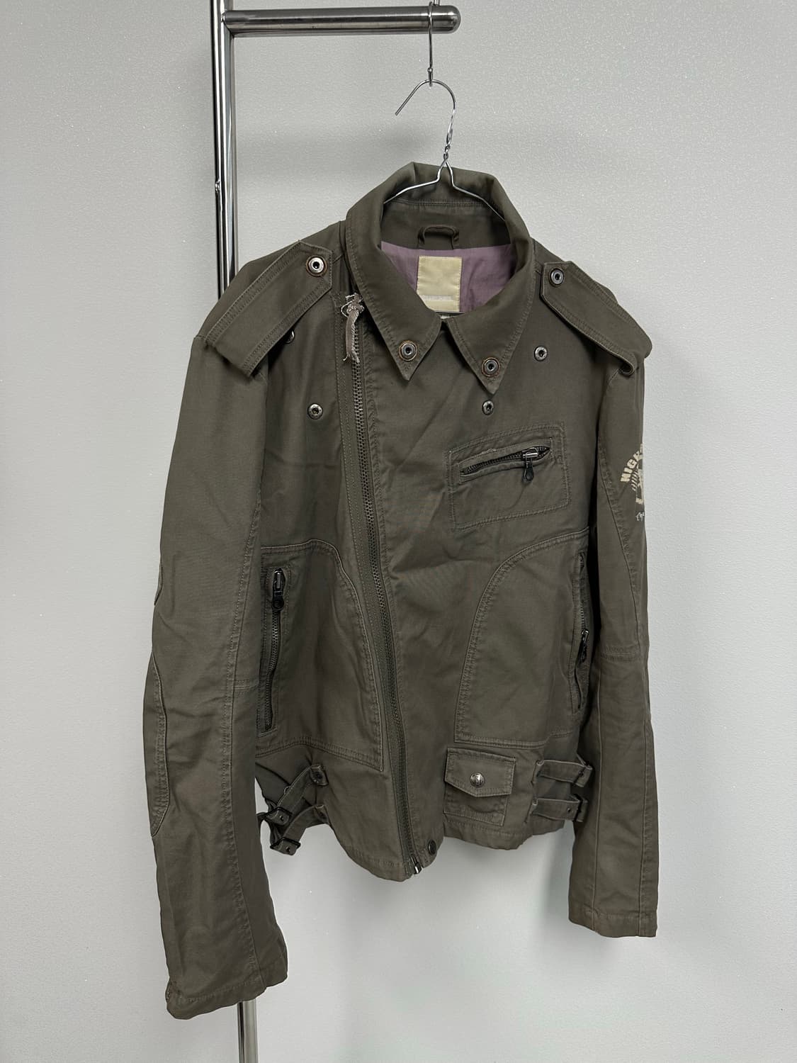 00s 디젤 코튼 바이커 자켓 상품이미지1