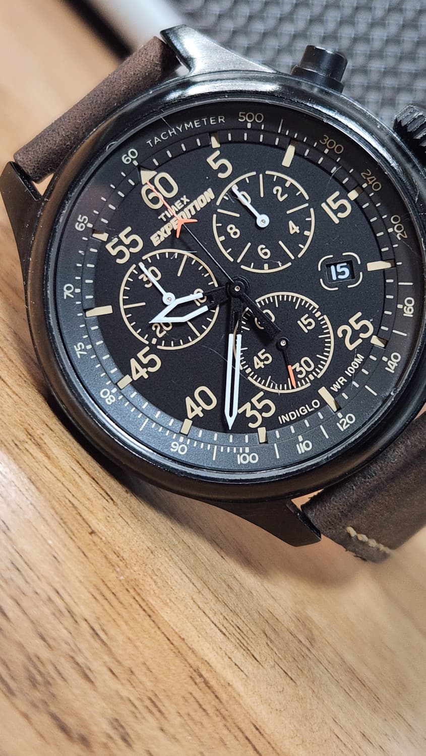# TIMEX [타이맥스] 익스패디션 크로노그래프 남성명품시계 급처 상품이미지8