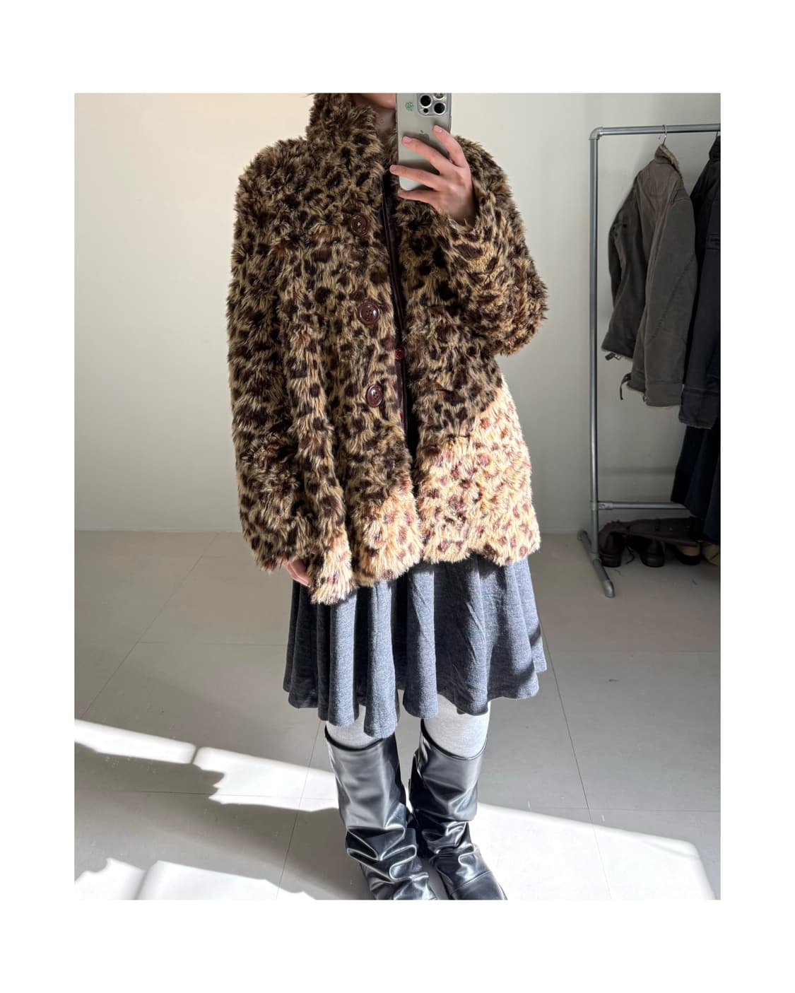 빈티지 에코퍼 자켓 상품이미지1