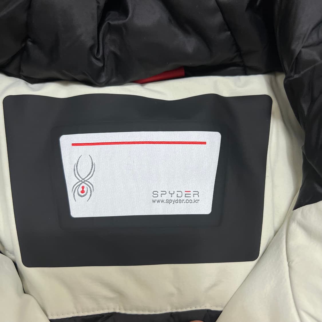 스파이더 여성 후드 우븐 롱패딩 점퍼 [크림] S/90 상품이미지5