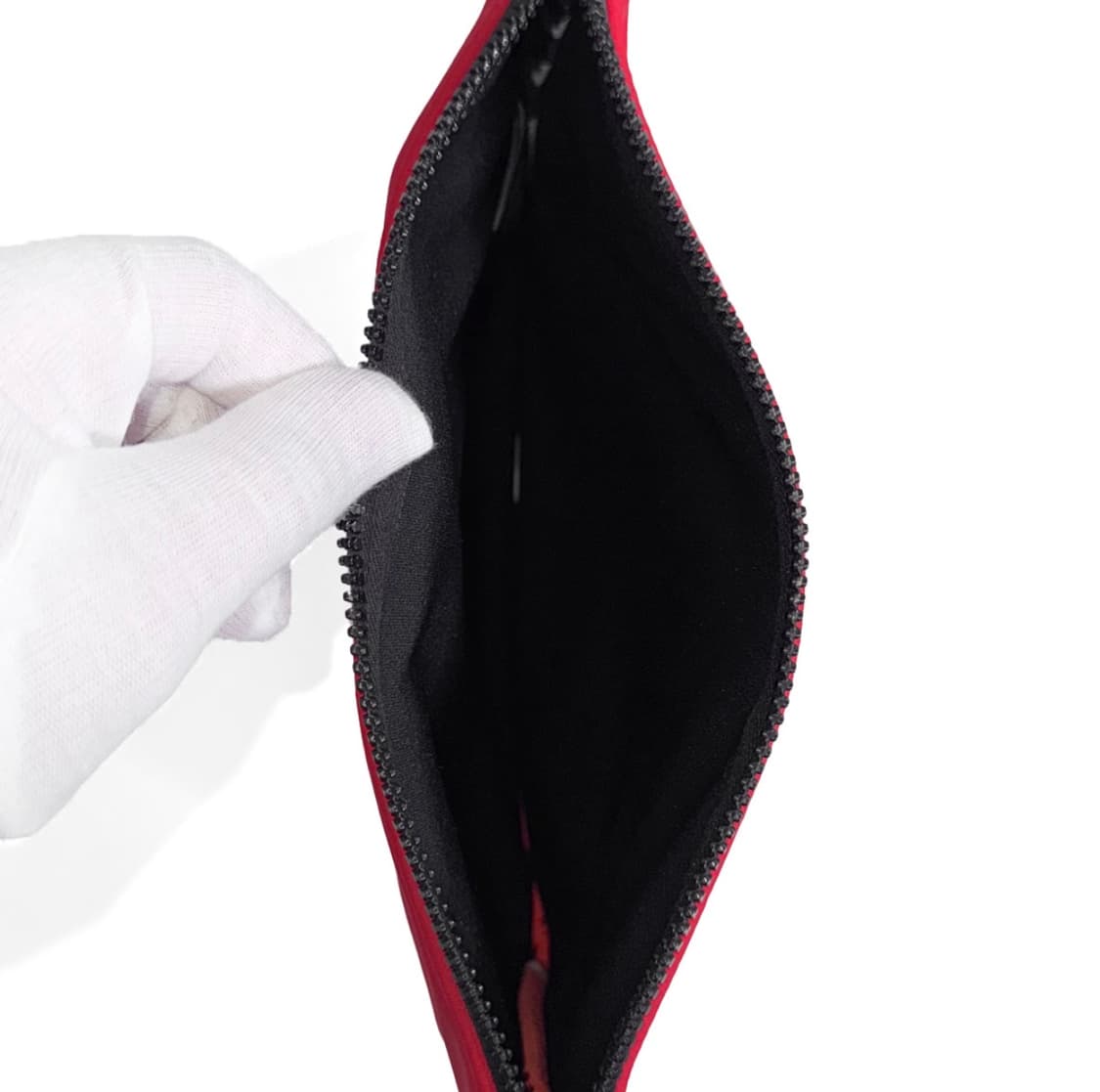 [M] 에르메스 네오 베인 코스메틱 플랫 파우치 케이스 미디움 레드  상품이미지5