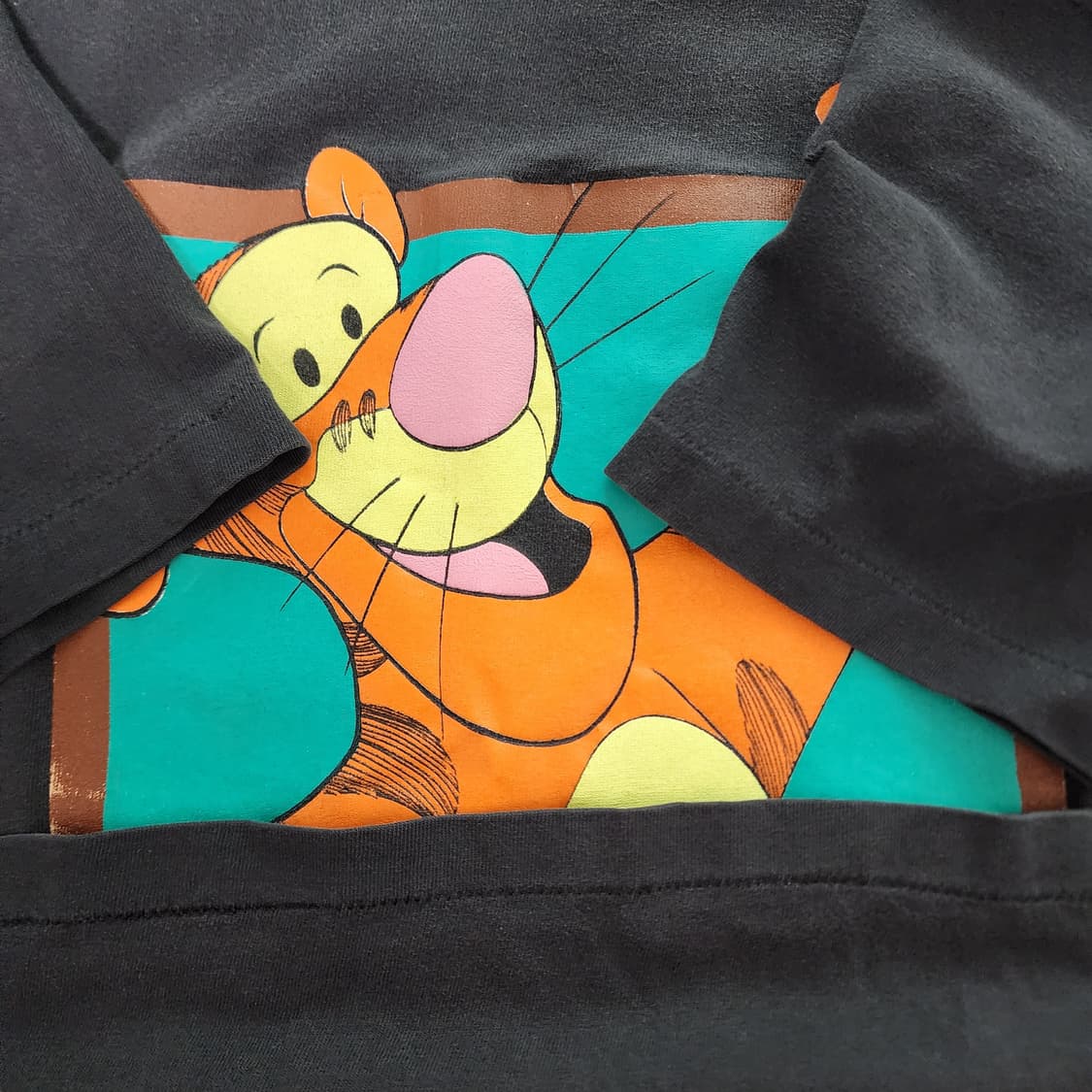 [L] 90s 디즈니 곰돌이푸 프로모 티거 빈티지 티셔츠 상품이미지4