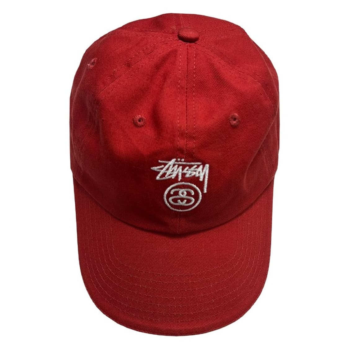 스투시 스탁 로우 프로 캡 레드 상품이미지1