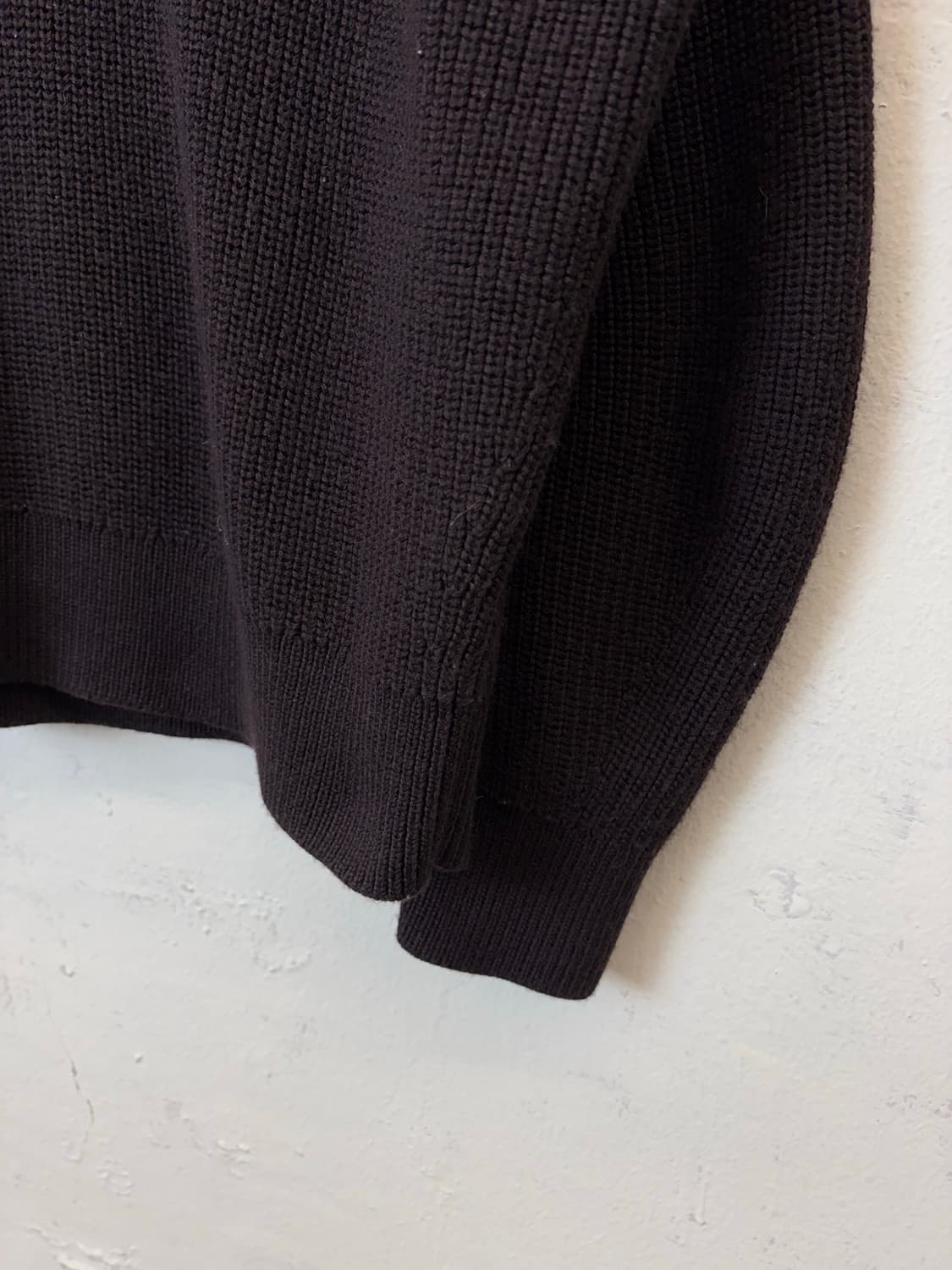 COS 코스 울 코튼 하프집업 점퍼 상품이미지4