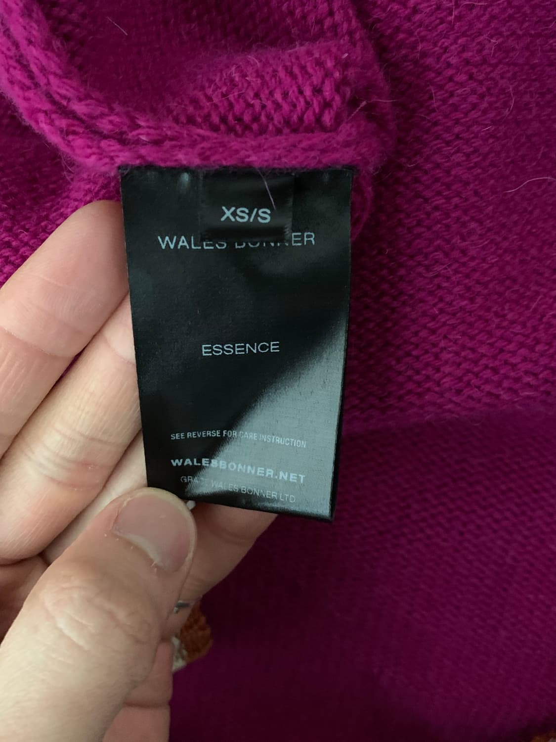 웨일즈 보너 알파카 블렌드 가디건 XS/S 상품이미지4