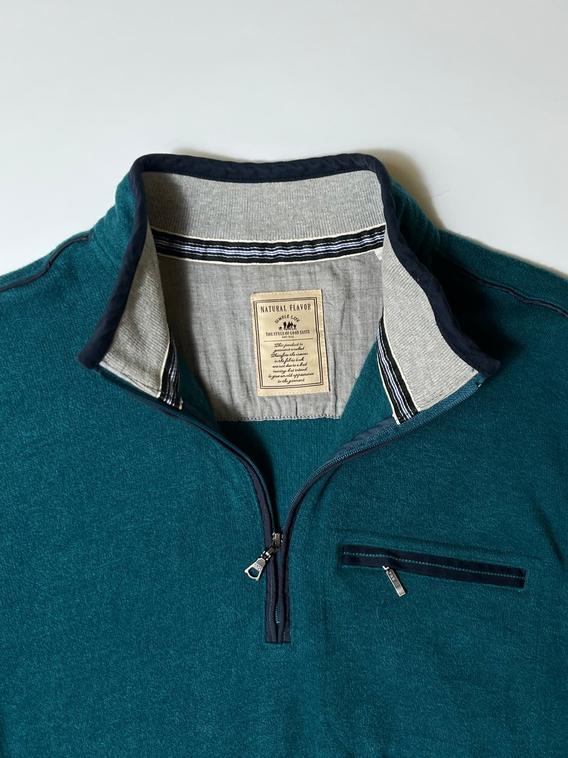 Simple life 플리스 하프 집업 상품이미지9