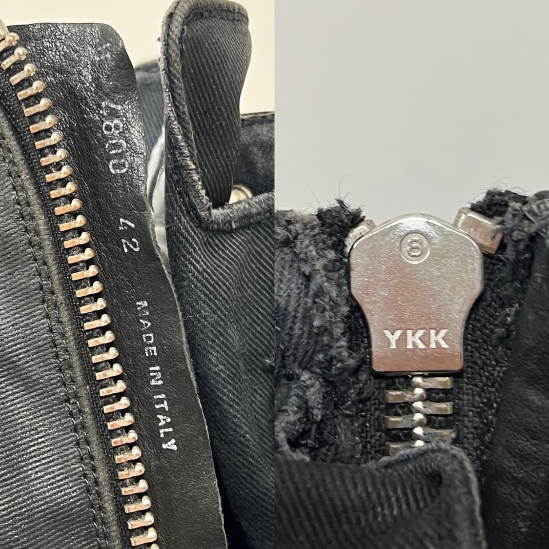 릭오웬스 14FW 다크쉐도우 코팅 컨버스 라몬즈 하이 릭컨 상품이미지8