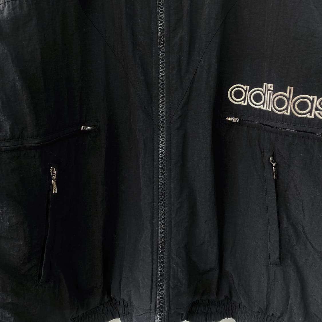 아디다스 90‘s 더블 트레포일 나일론 후드 점퍼  상품이미지5