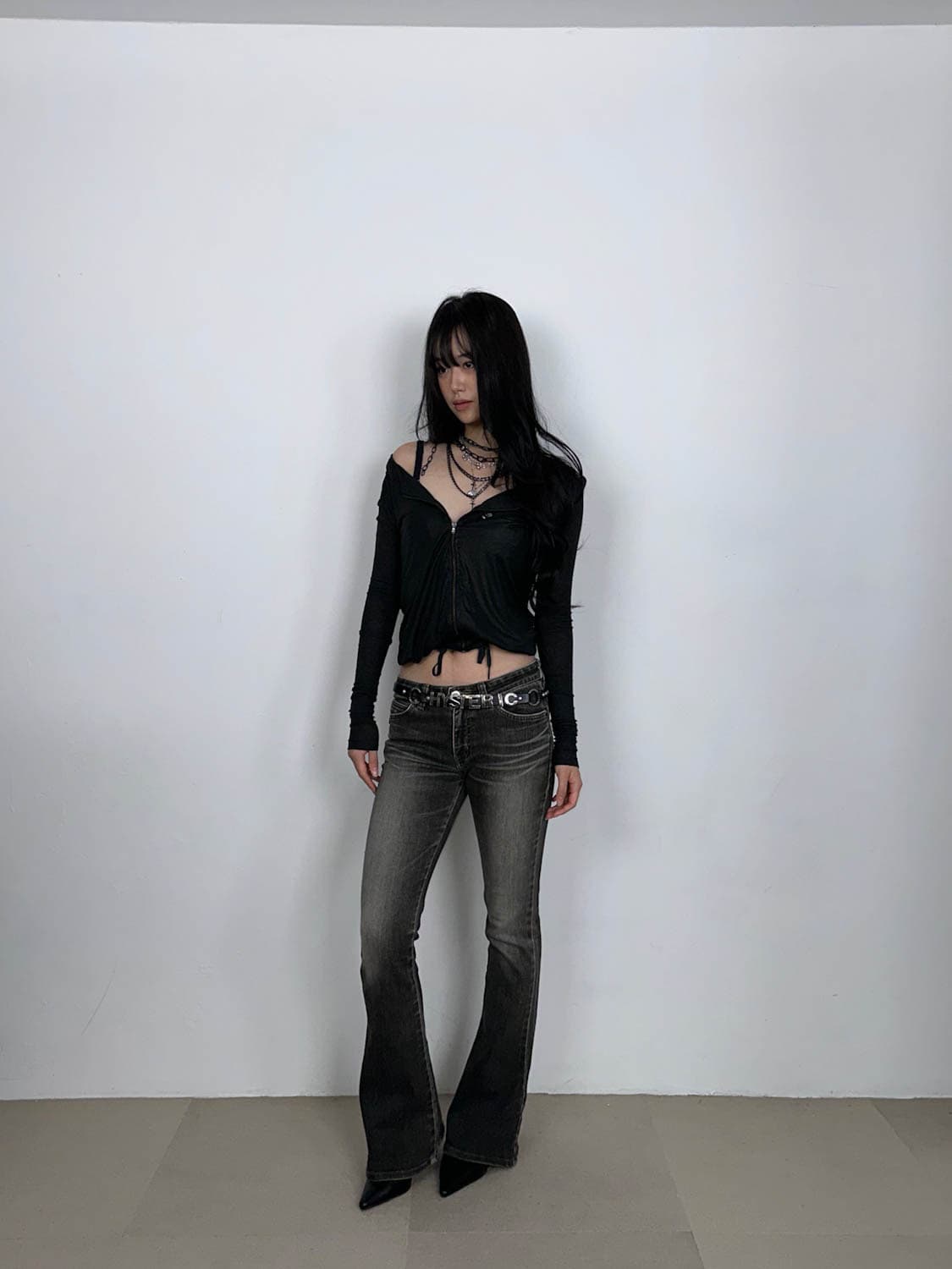 그레이 워싱 부츠컷 상품이미지1