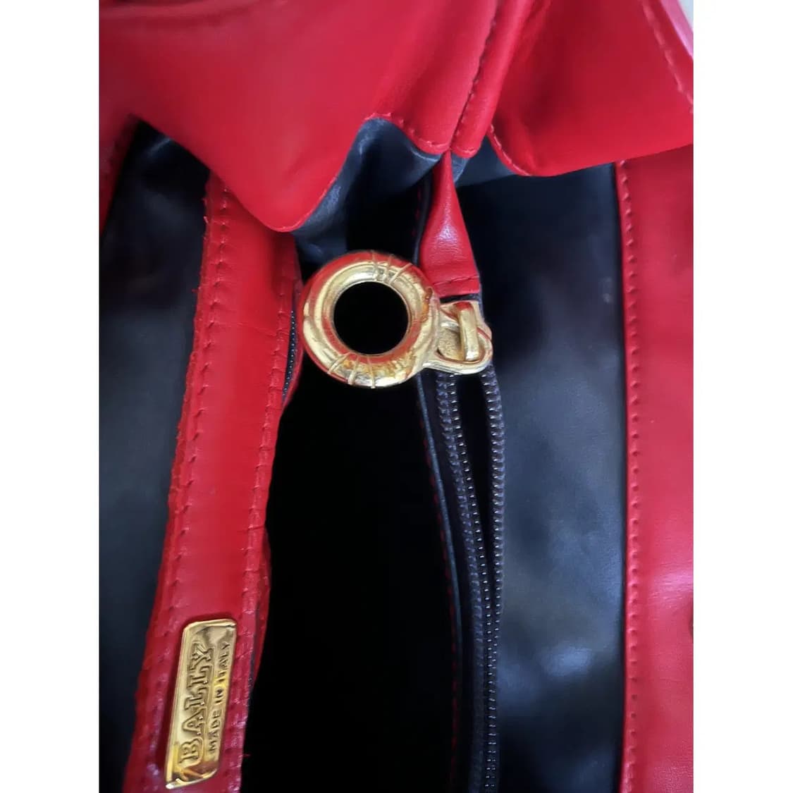 bally 레드 버클 숄더백 상품이미지4