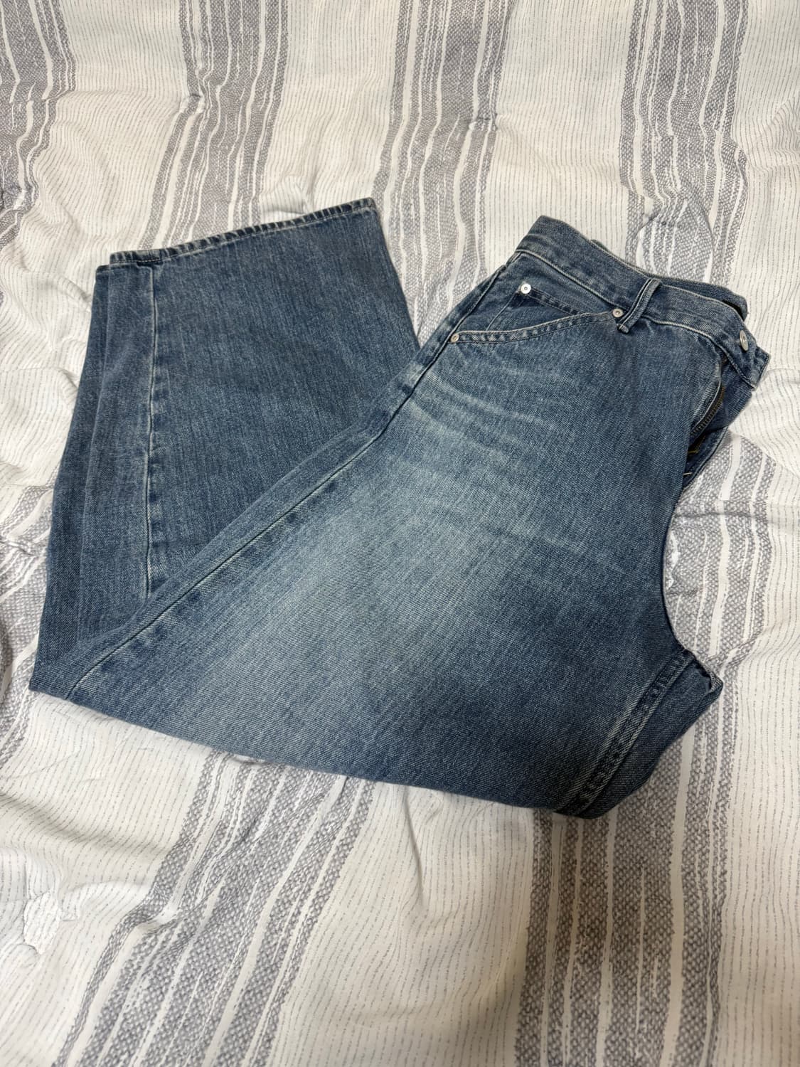 (28) 유니클로 배기커브진 67 BLUE 상품이미지3