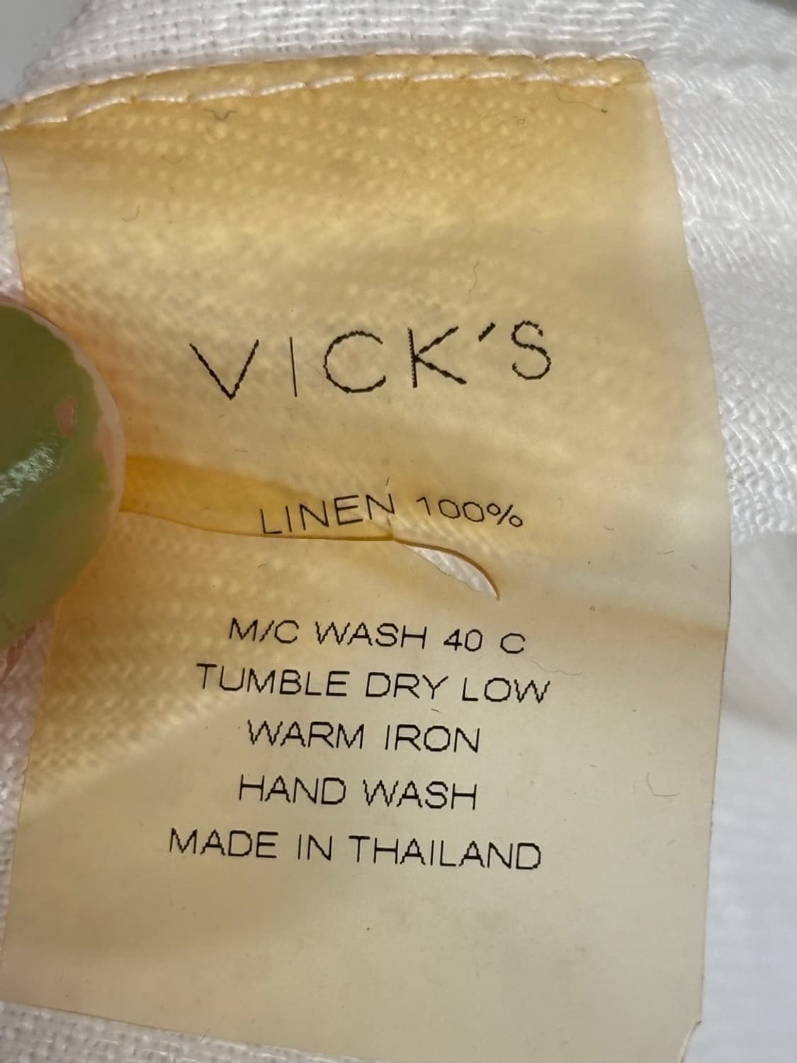Vintage Vick's linen Shirt 상품이미지9