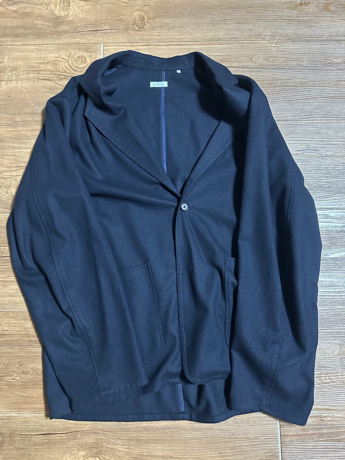 우드비 울 캐시미어 네이비 셋업 상의 2, 하의 3 사이즈 판매합니다 상품이미지6