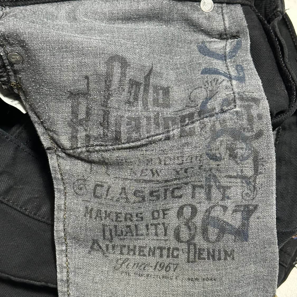 31/30 폴로랄프로렌 흑청 데님팬츠 상품이미지6