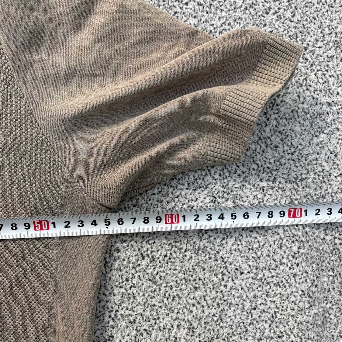 110 장미쉘바스키아 와플 반팔 니트 0402J 상품이미지7