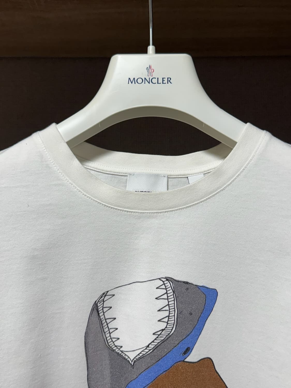 버버리 마린 스케치 프린트 티셔츠 화이트 S 상품이미지3