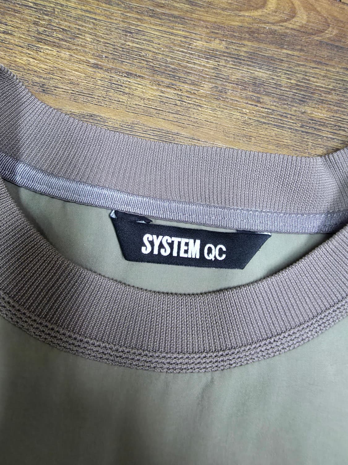 시스템옴므 우븐맨투맨 상품이미지5