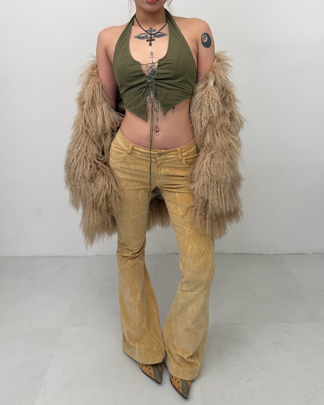 Miss sixty 스크래치 로우라이즈 부츠컷 상품이미지1