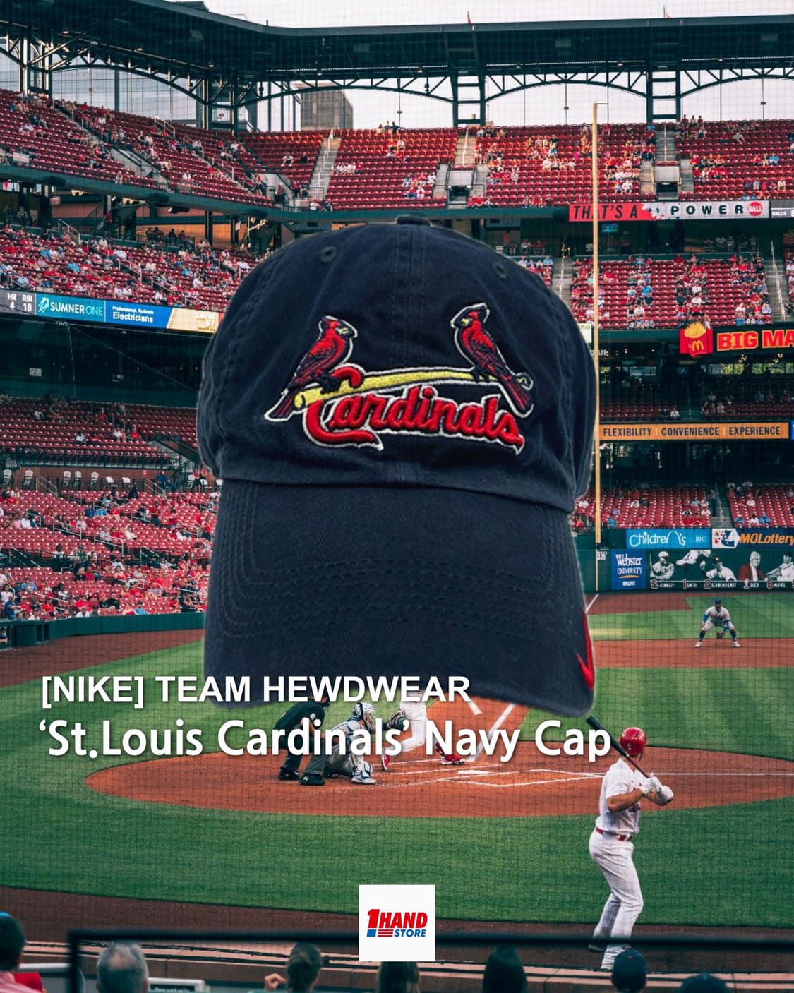 나이키 네이비 모자 NIKE MLB 세인트루이스 카디널스 볼캡 상품이미지1