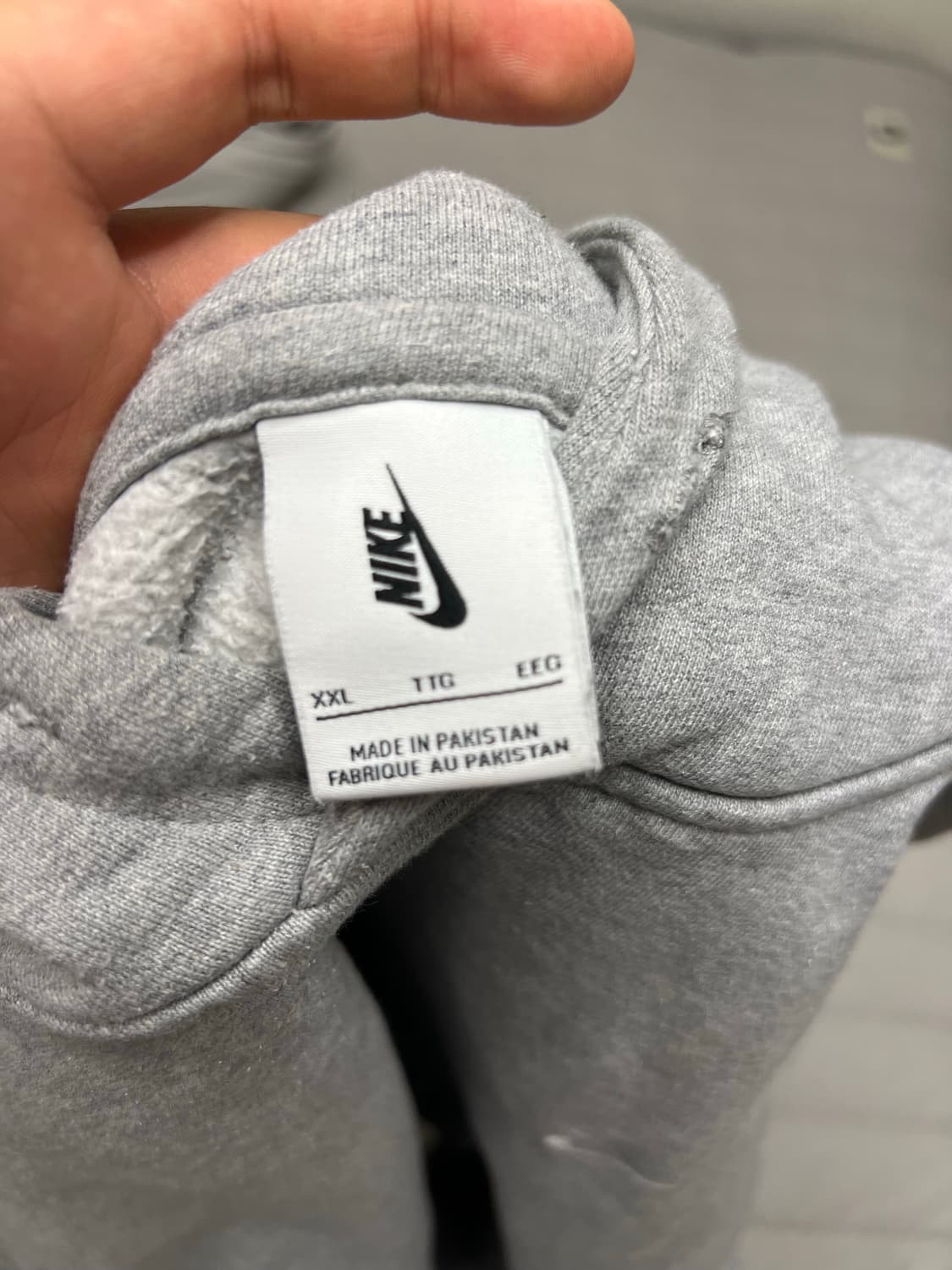 나이키 nrg 그레이 헤이웨이트 후드티 xxl 상품이미지3