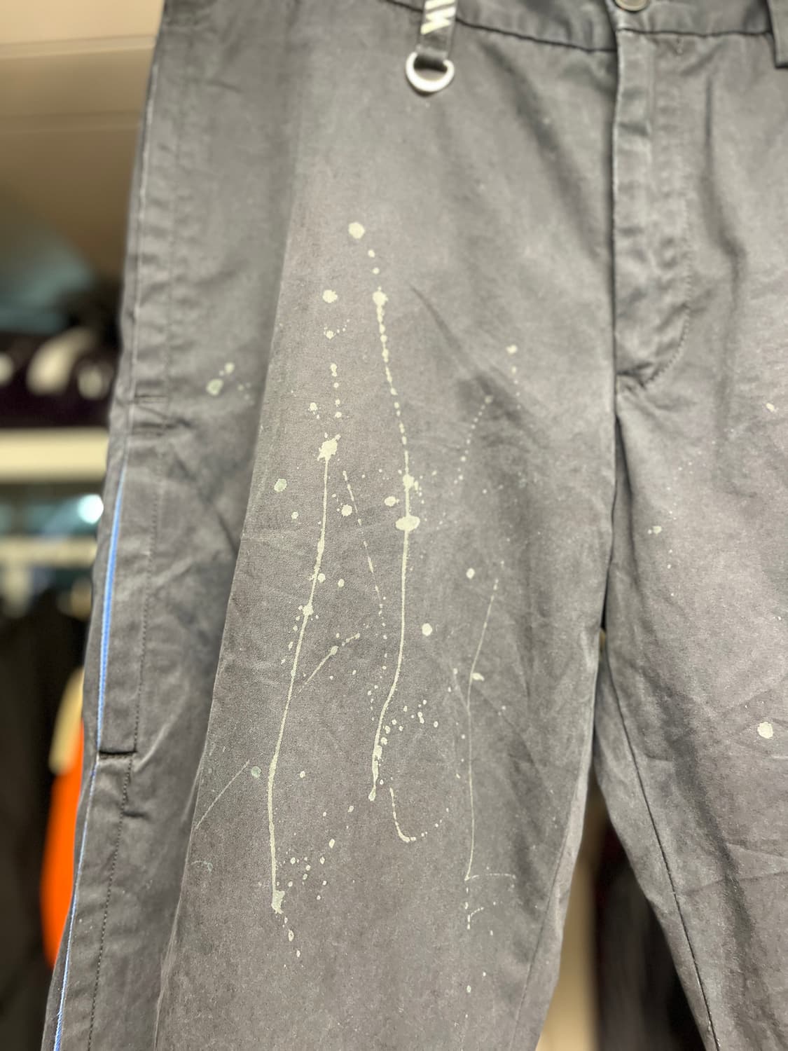 소프넷 유니폼익스페리먼트 페인트 스팟 네이비 팬츠 3 상품이미지4