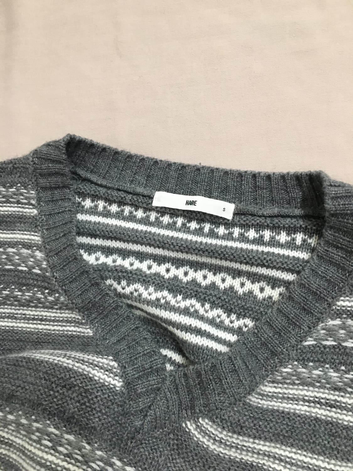 급처! 하레 인사이드 아웃 니트 상품이미지4