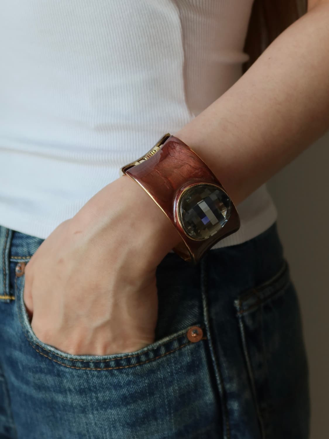 stone cuff bangle 상품이미지1