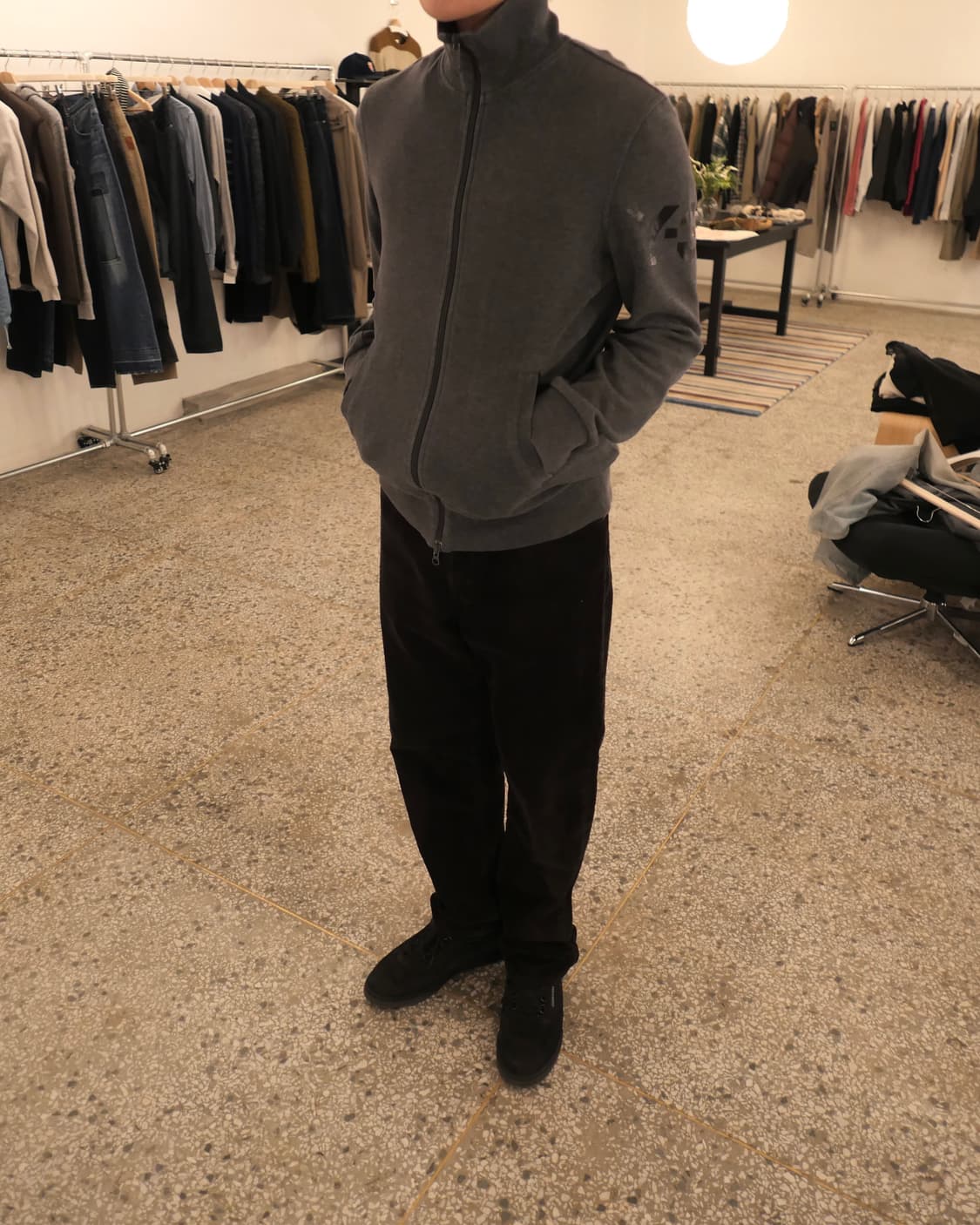 Y-3 스웨트 집업 상품이미지1