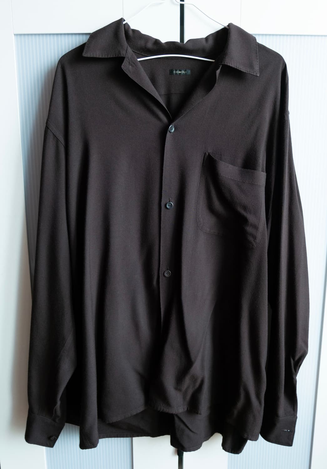 코모리 레이온 블랙 셔츠 상품이미지1