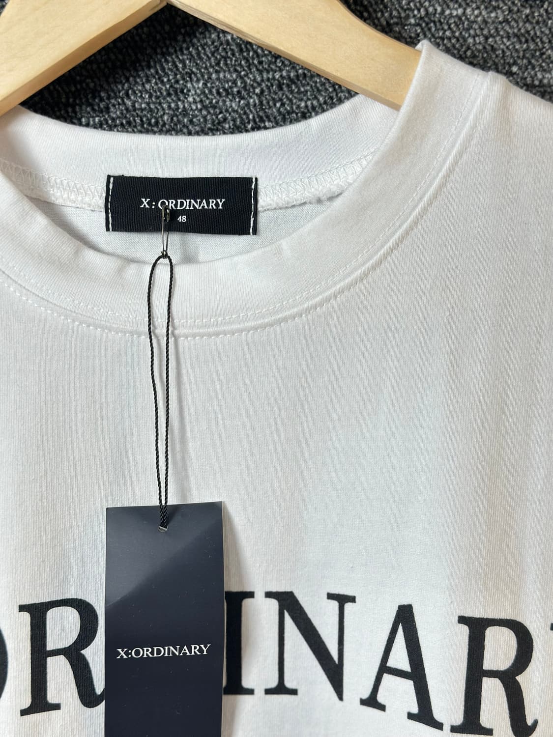 X:ORDINARY 화이트 반팔티 48 상품이미지4