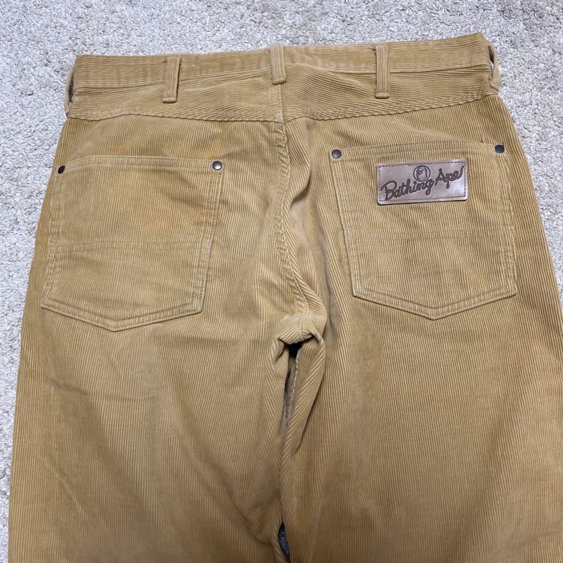 [m]베이프 코듀로이 더블니 팬츠 상품이미지5