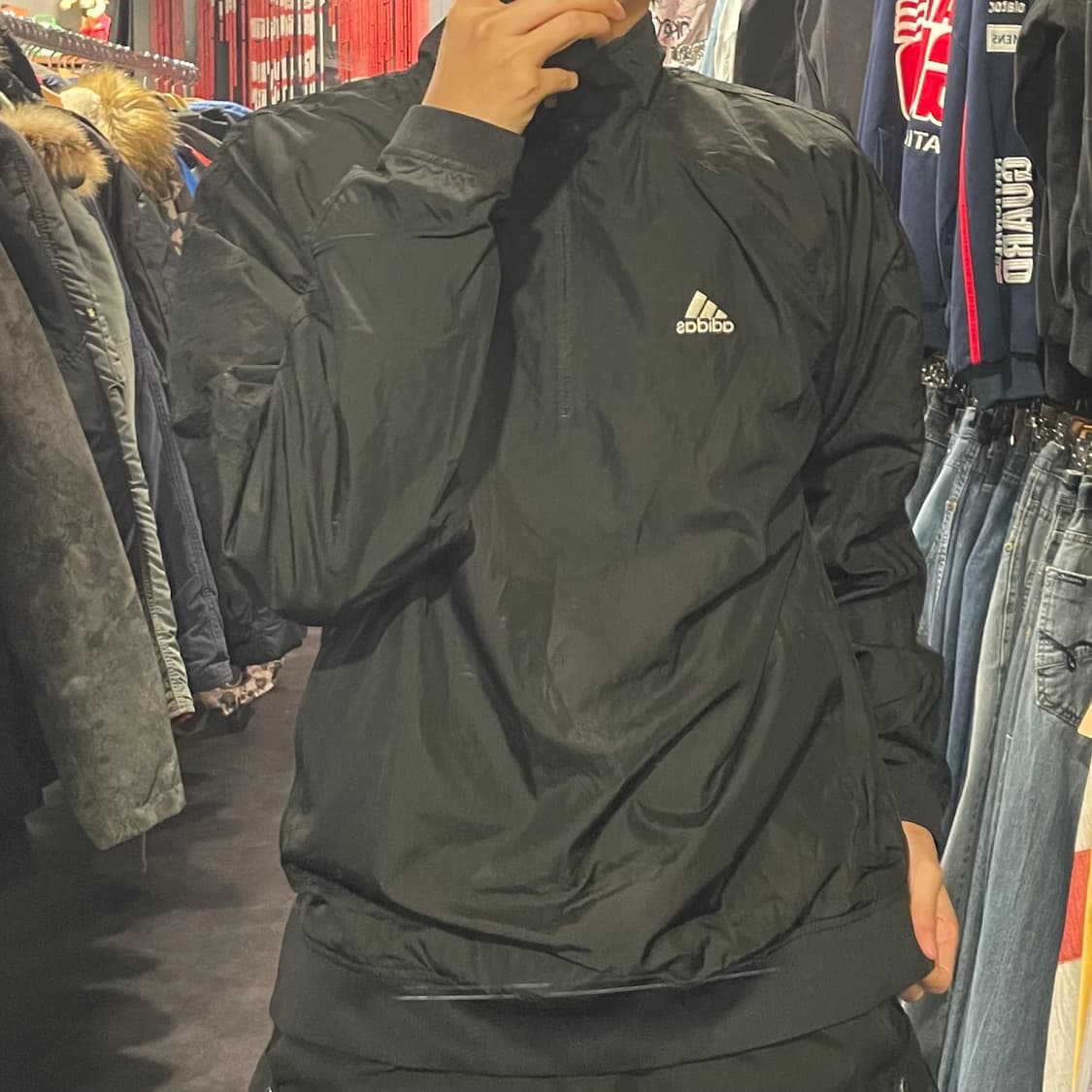 [IM] adidas 아디다스 아노락 블랙 바람막이 상품이미지2