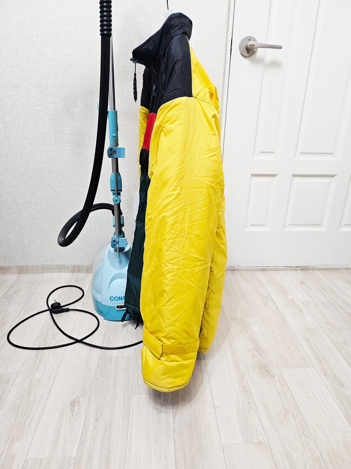 (110~120)2XL☆우주매물☆타미힐피거올드스쿨 컬러블럭 배색빅자수패딩 상품이미지4