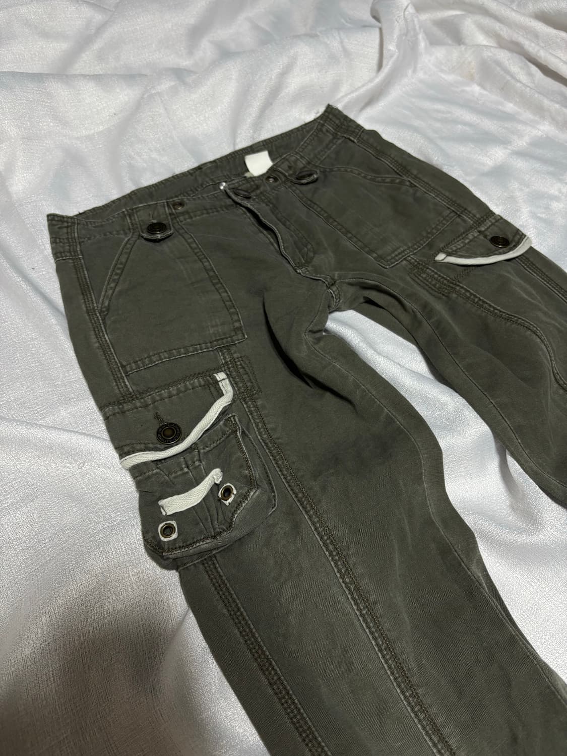 “Unknown” Y2K Cargo Khaki Pants 상품이미지2