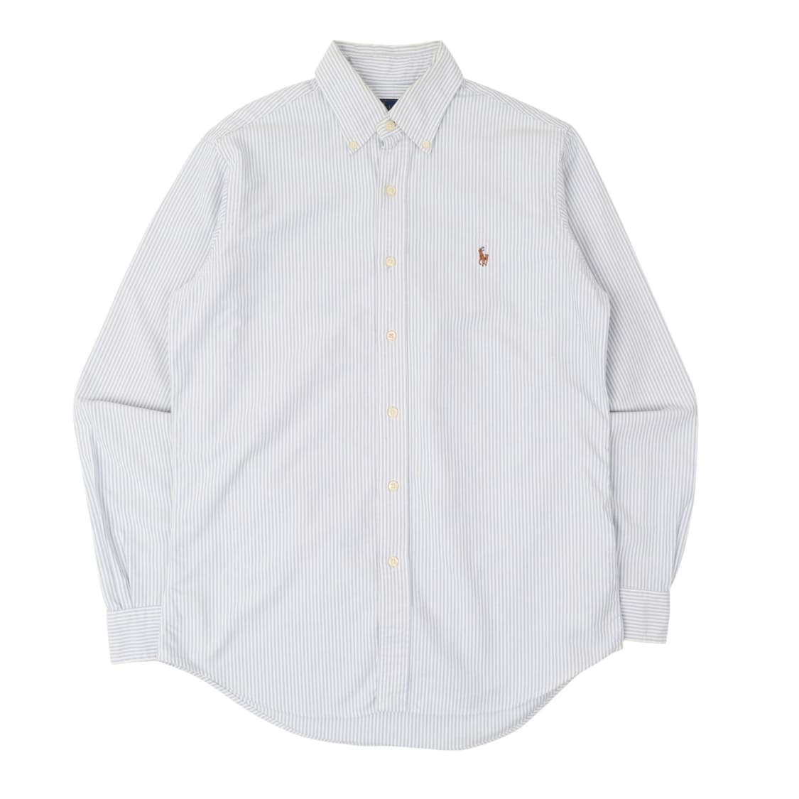 폴로 랄프로렌 옥스포드 라이트블루 스트라이프 셔츠 상품이미지1
