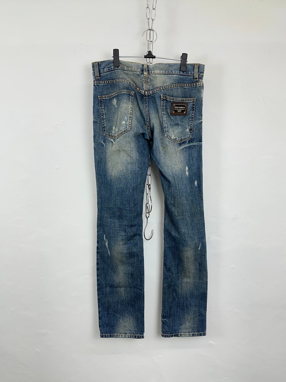 Dolce & Gabbana Metal Detail Washed Deni 상품이미지5