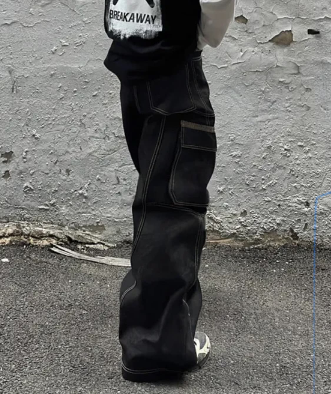 46)메종미네드 바지 OBLIQUE PATCH DENIM PANTS 상품이미지8