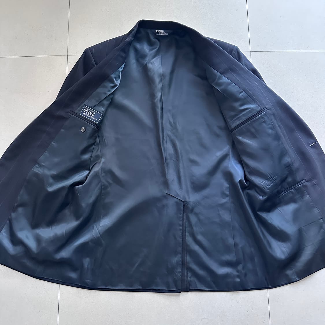 90s 폴로 랄프로렌  MADE IN USA 핀스트라이프 블레이져 자켓 상품이미지6