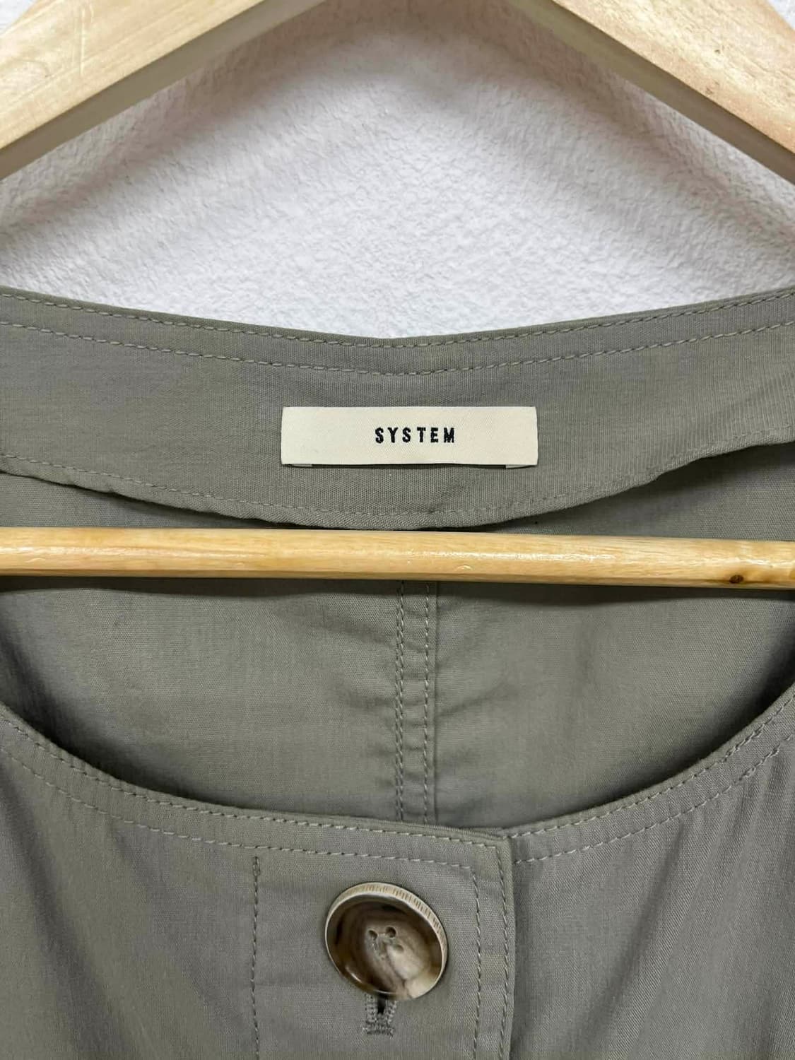 시스템 한섬 20년 신형 퍼프 벌룬 원피스 미디 드레스 상품이미지5