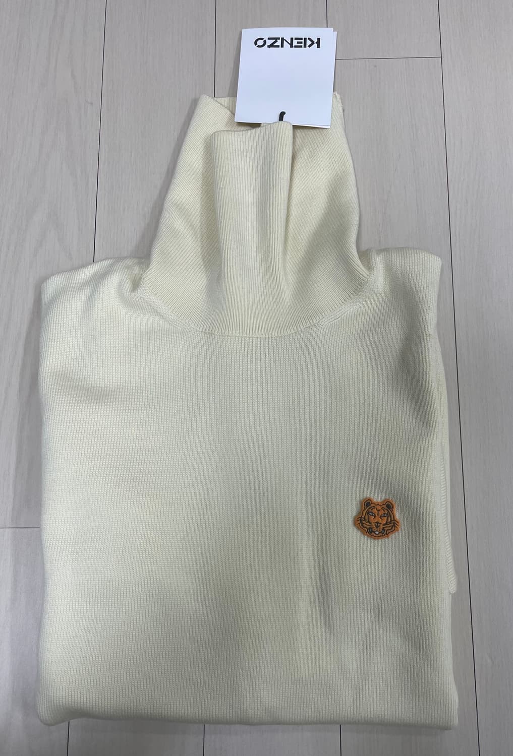 겐조 / 타이거패치 울 터틀넥 니트 옐로우 크림 /Xl 상품이미지5