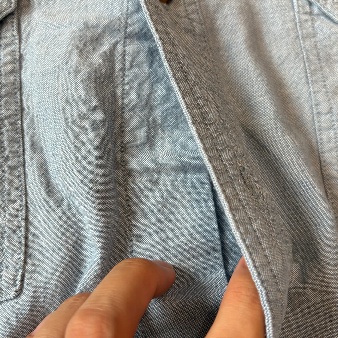 칼하트 정품 오리지널 데님 코튼 반팔 셔츠 상품이미지8