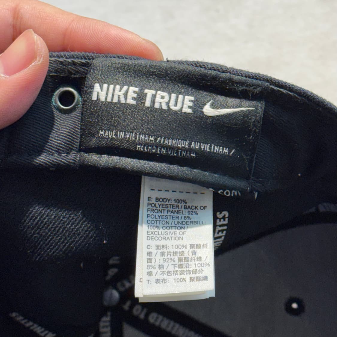 나이키 브라질 레더스트랩 스냅백 블랙 (OS) 상품이미지8