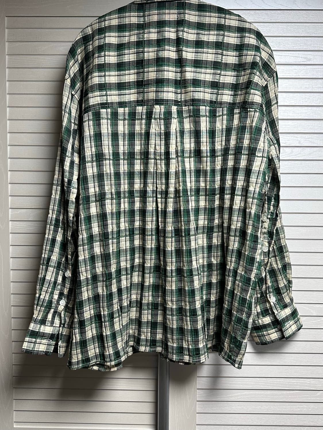 애니타임로릭 아이리스셔츠 iris shirt green M 상품이미지3