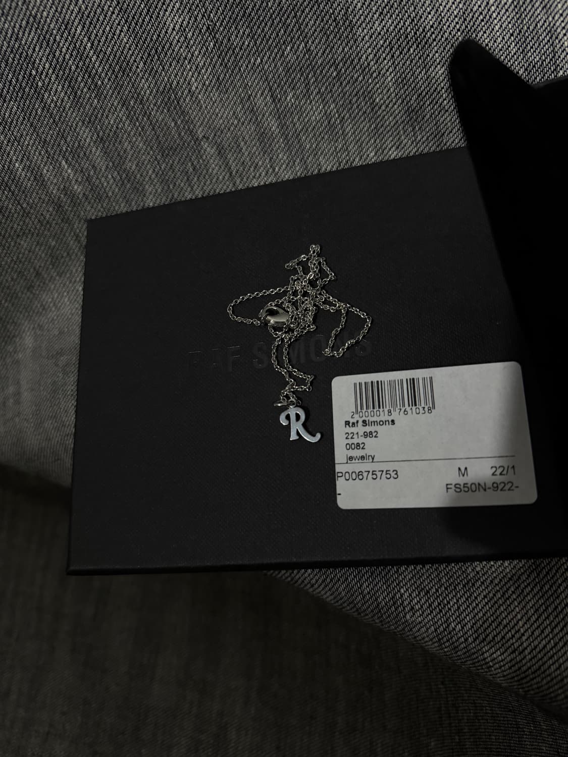 라프시몬스 R로고 넥레이스 상품이미지4